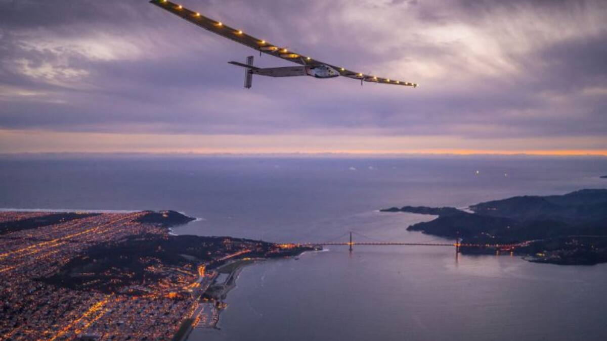 El avión solar que cruza el Pacífico