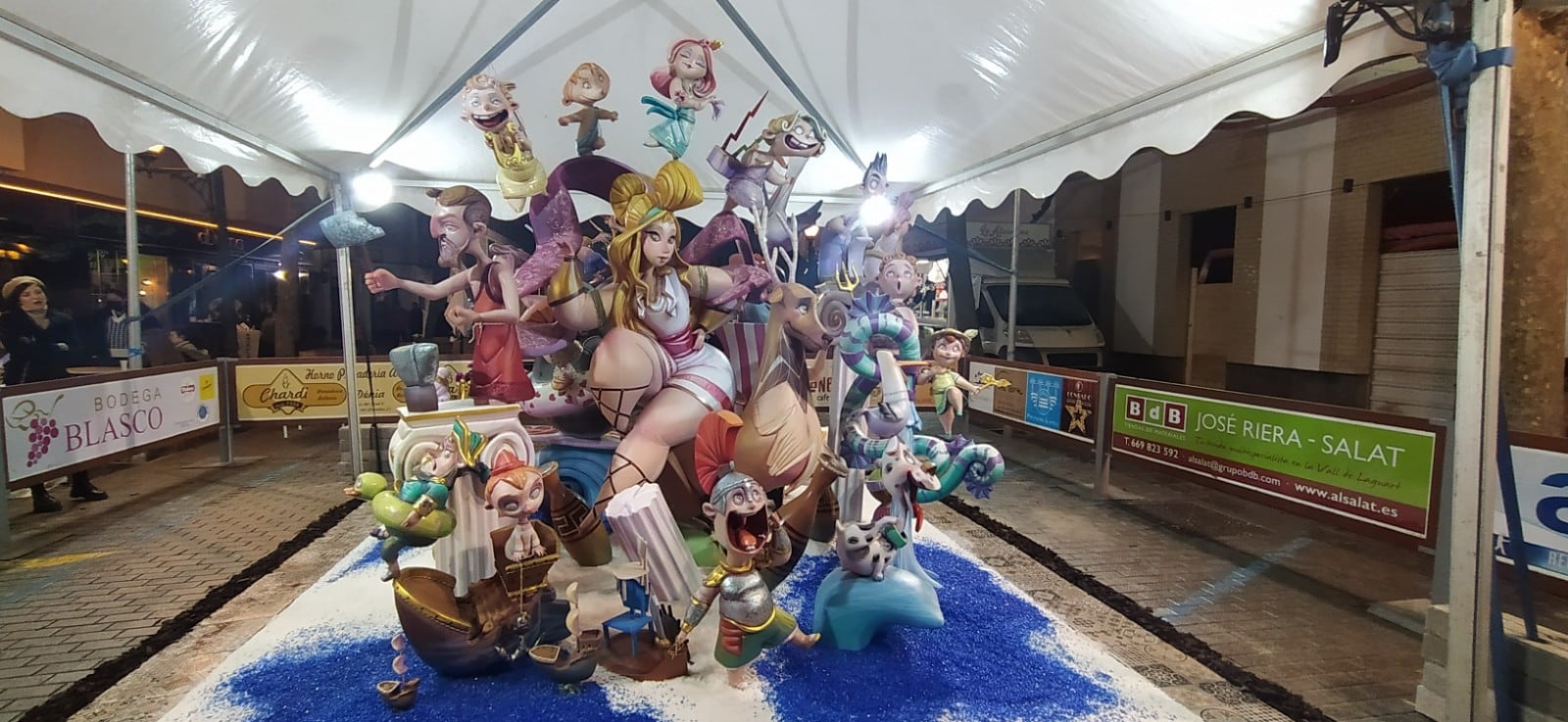 Monumento infantil de la falla Port Rotes, ganadora del primer premio de Primera Categoría 2022.