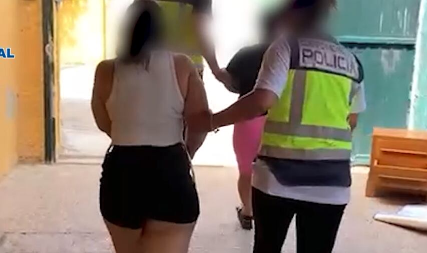 Una de las detenciones por la Policía