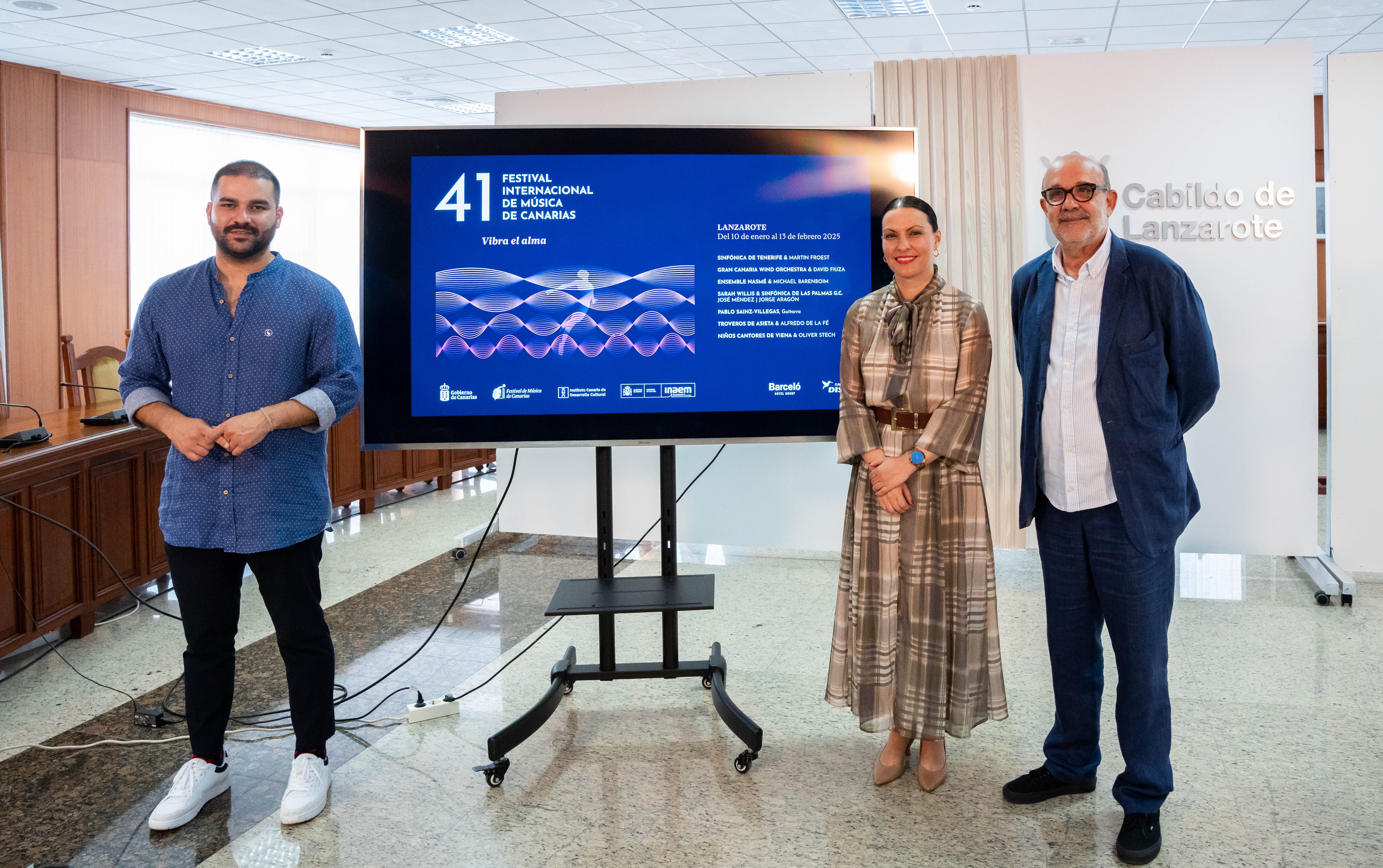 Presentación de los conciertos del Festival Internacional de Música de Canarias en Lanzarote y La Graciosa.