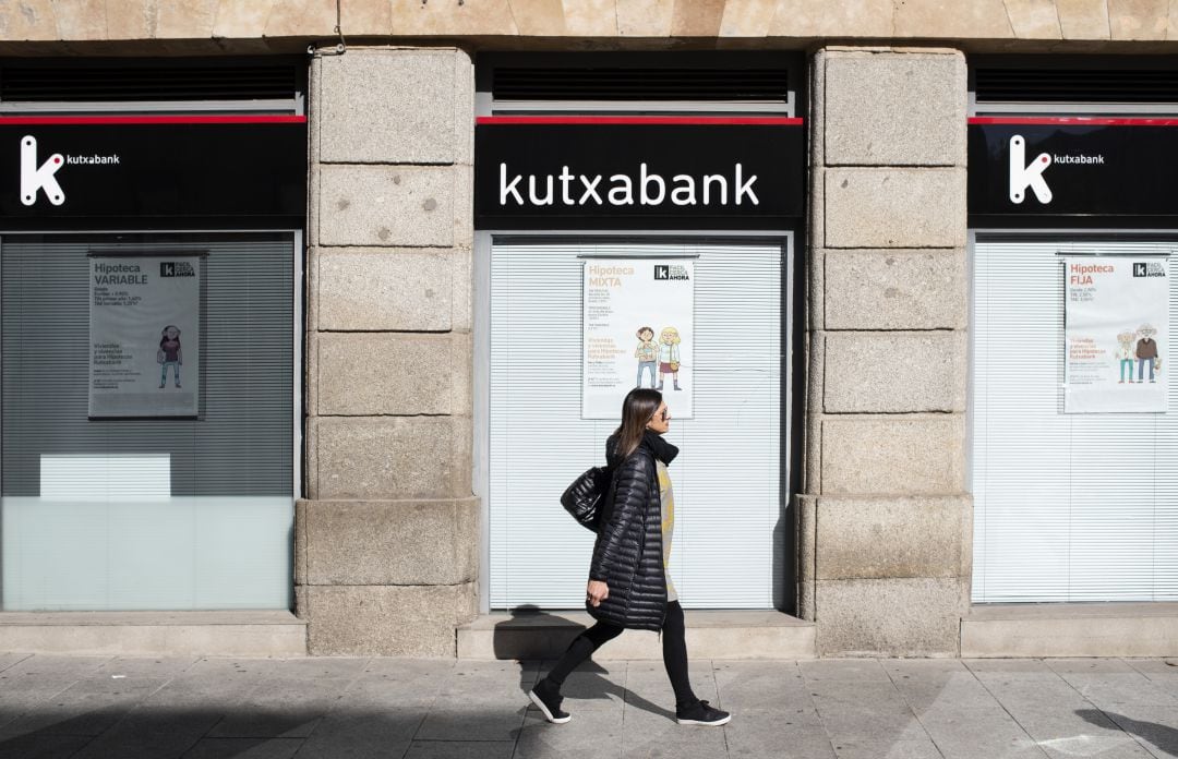 Una sucursal de Kutxabank. 