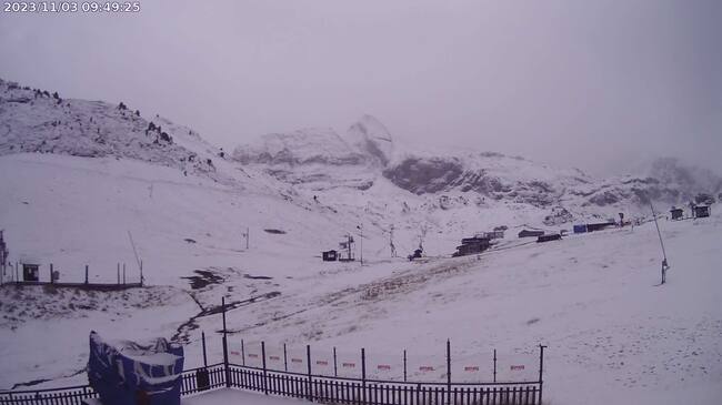 Web Cam de Candanchú este viernes, 3 de noviembre 2023