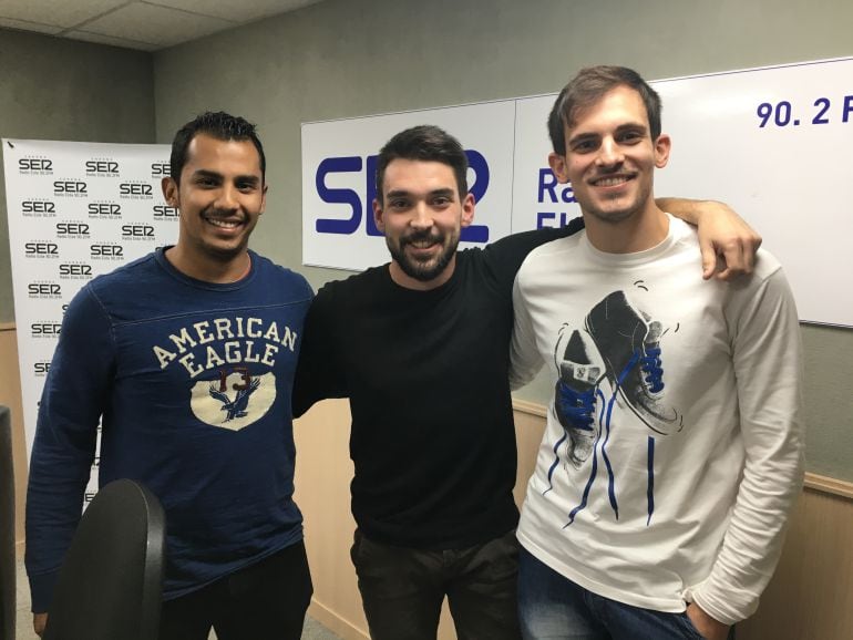 Camilo Asencio, Iván Soriano y Carlos Corbí en Radio Elda Cadena SER