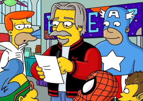 Aparición en &#039;Los Simpson&#039; de Matt Groening, creador de la serie