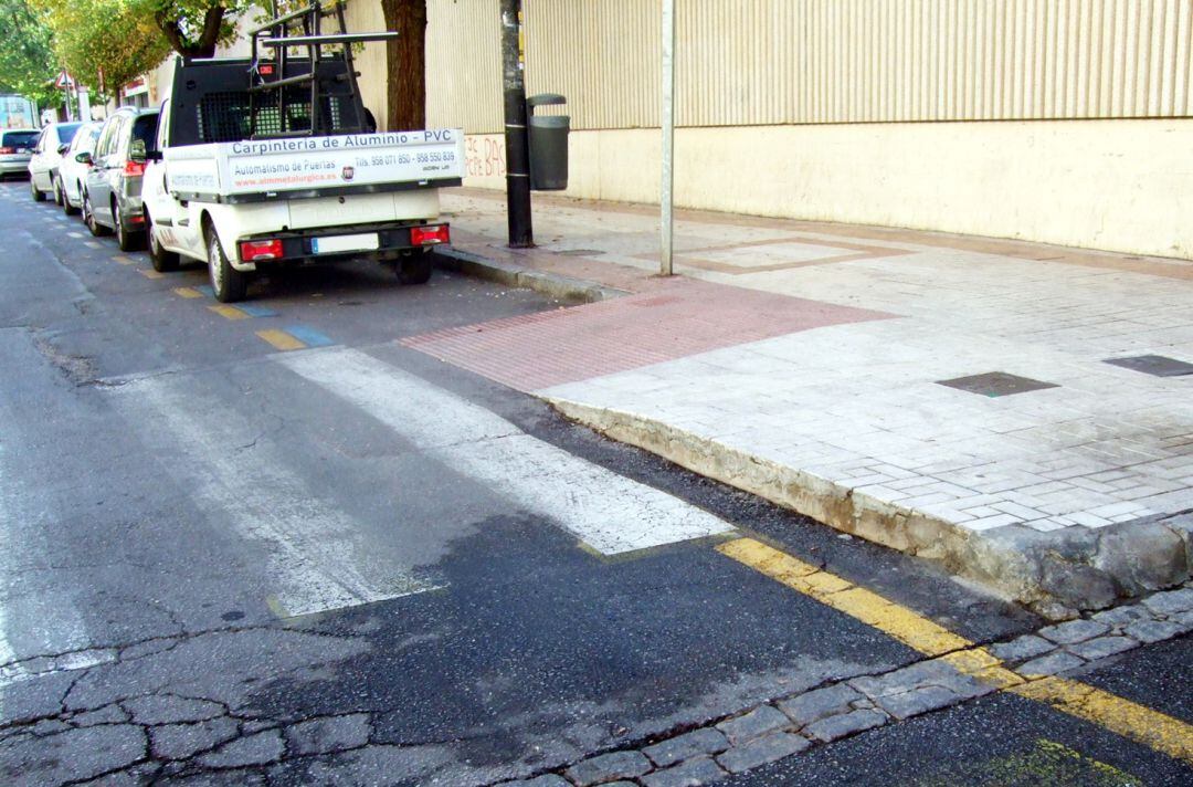 Calle Palencia, en Granada