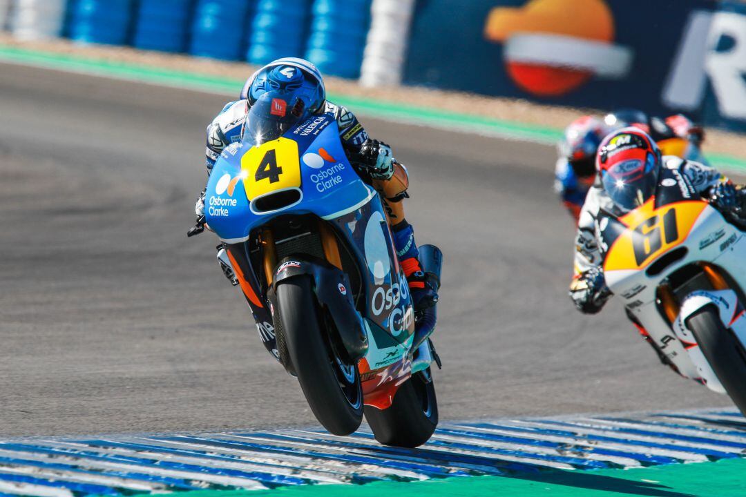 Héctor Garzo durante la sesión del sábado en el Circuito de Jerez