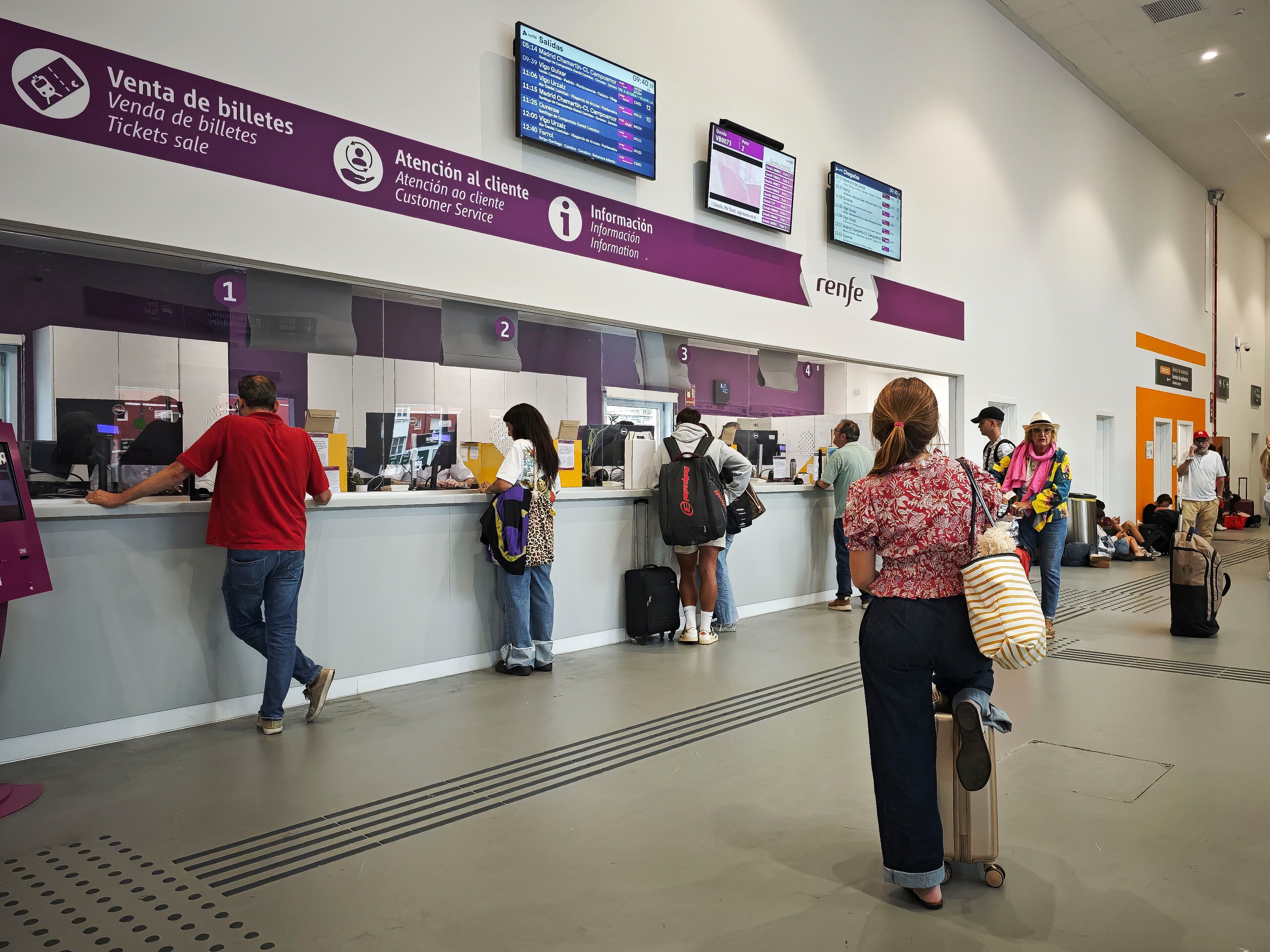 Mostrador de información de Renfe
EFE
