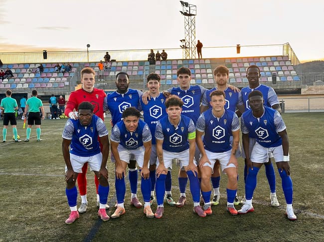 Alineación inicial del partido