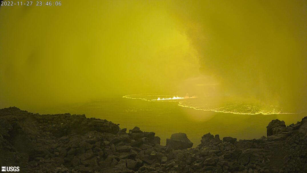 Esta medianoche ha entrado en erupción el volcán Mauna Loa, en la isla de Hawai, la primera desde el año 1984.