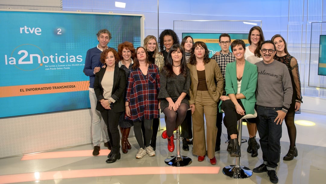 El nuevo equipo de &#039;La 2 Noticias&#039;