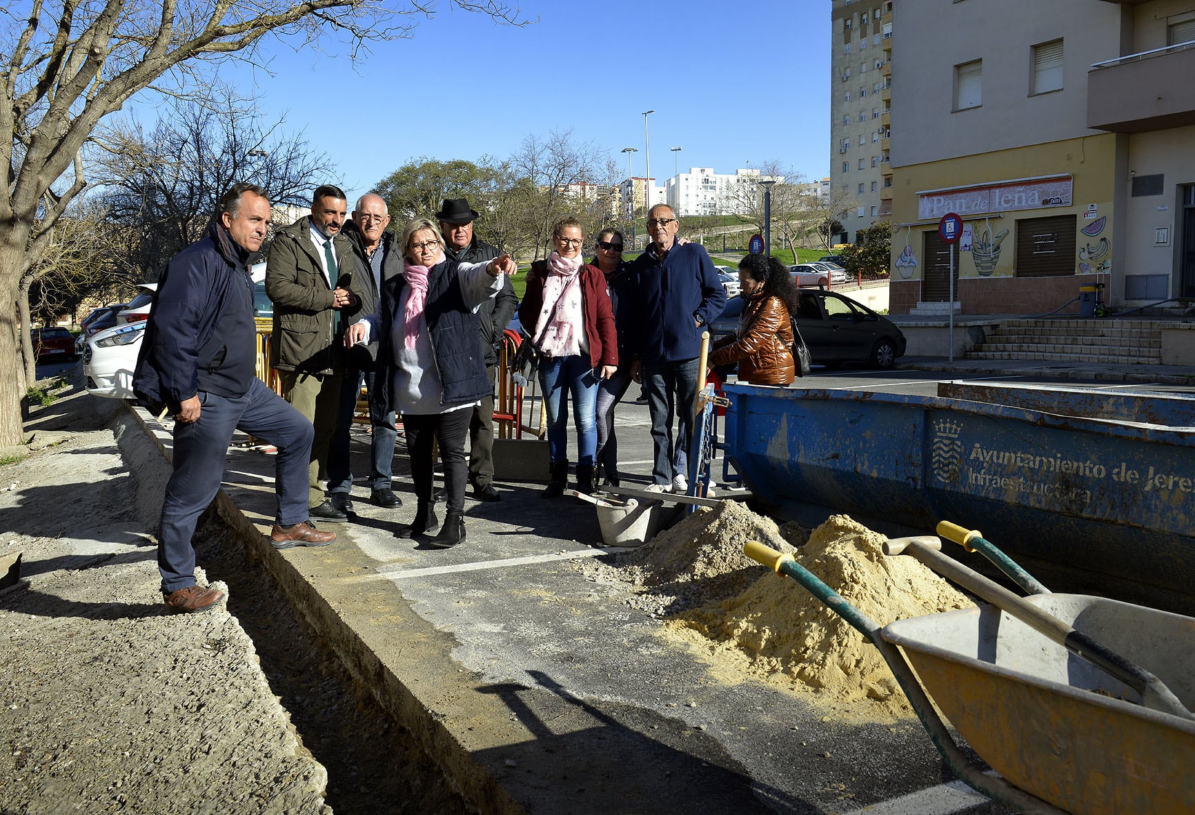 Visita de José Antonio Díaz a La Cartuja