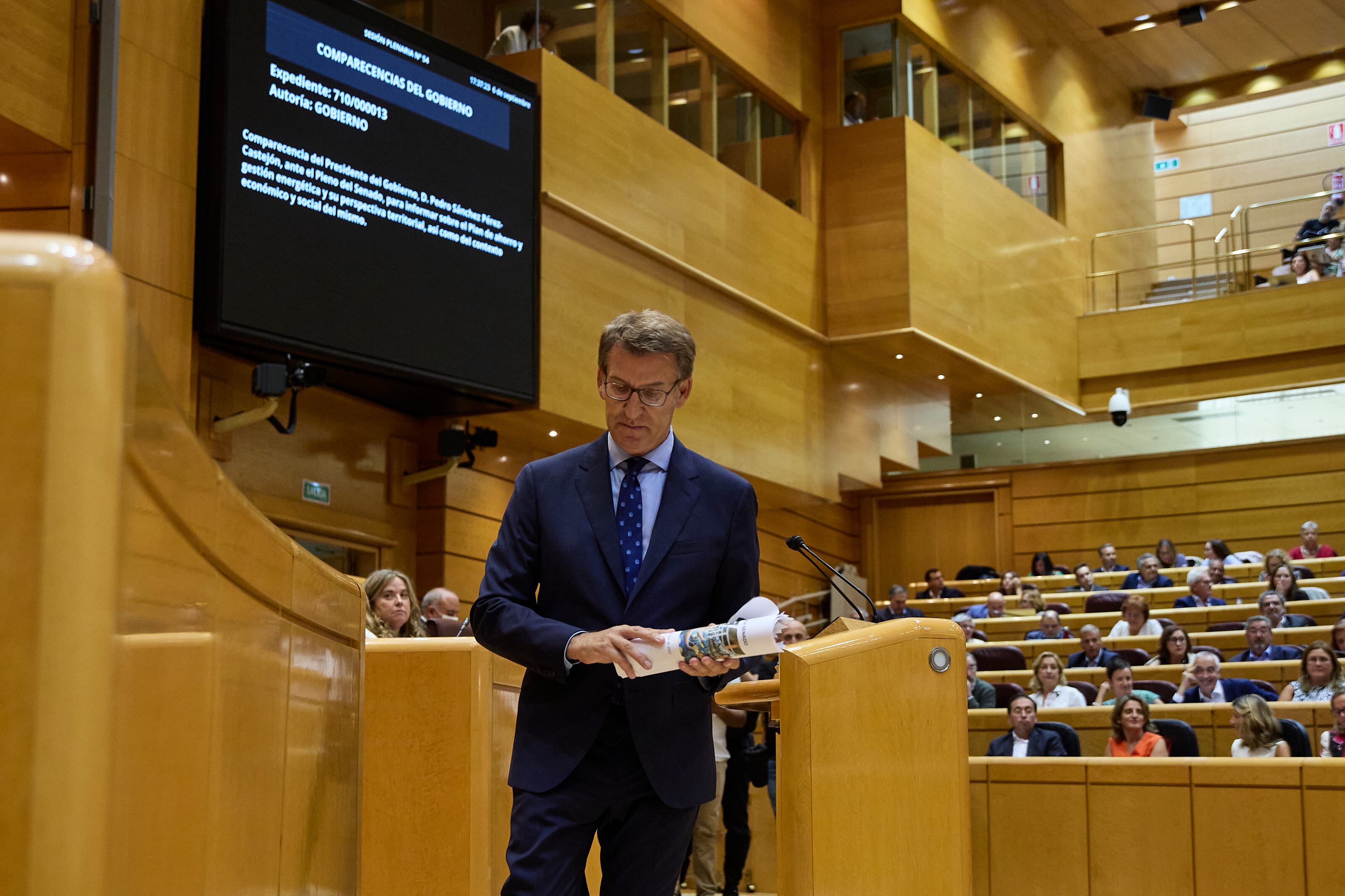 El líder del PP, Alberto Núñez Feijóo.