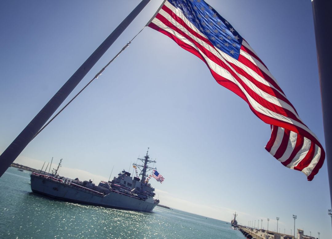 USS Porter en la Base de Rota