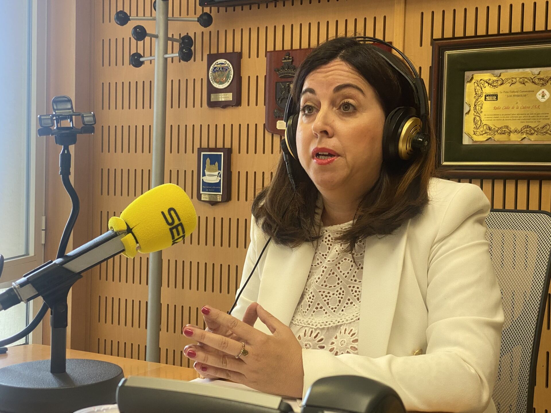 Mila Gordillo delegada de Cádiz y Ceuta del Colegio Oficial de Gestores Administrativos de Sevilla. Foto  F.M.