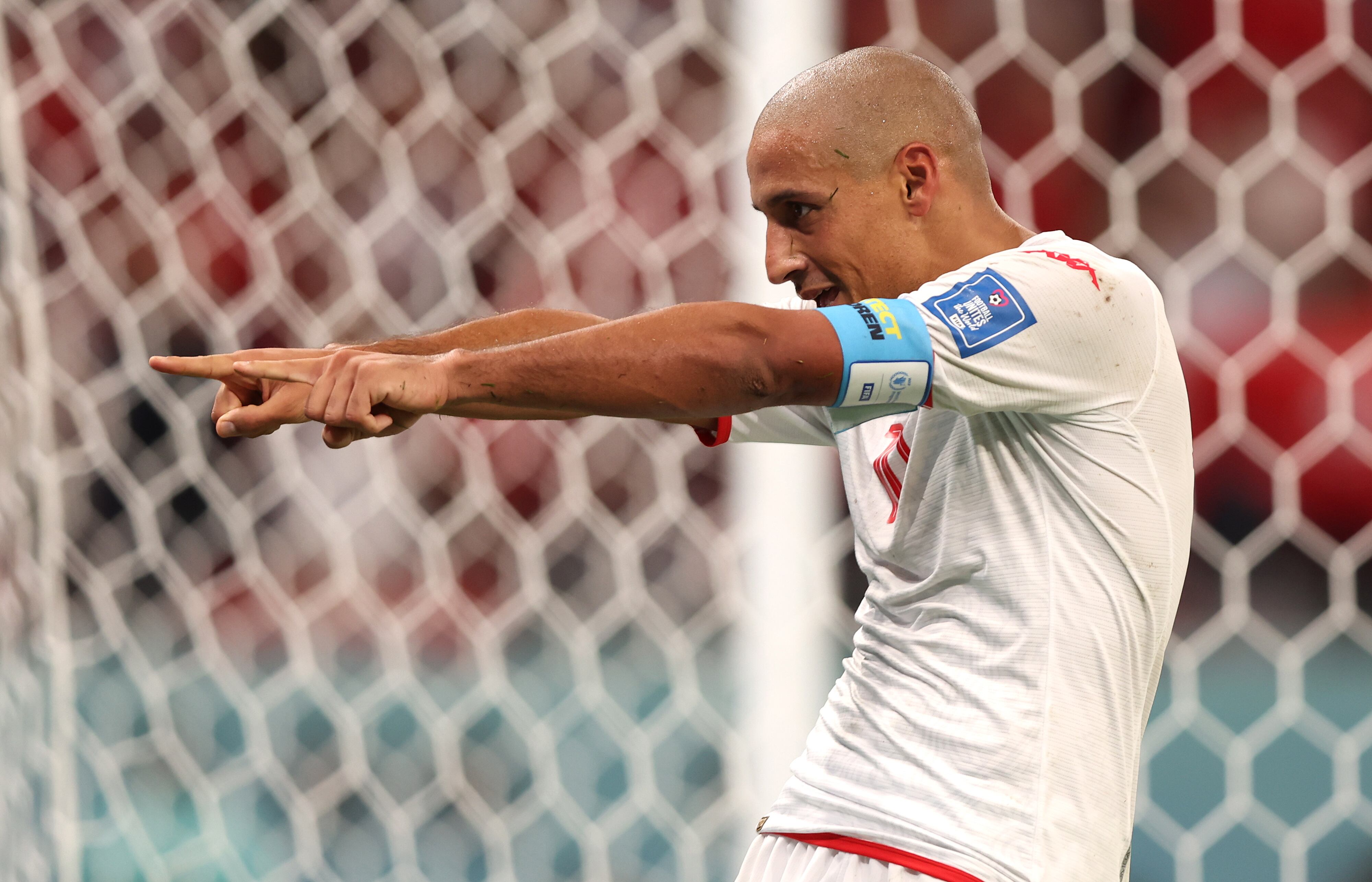 Wahbi Khazri celebra su gol ante Francia