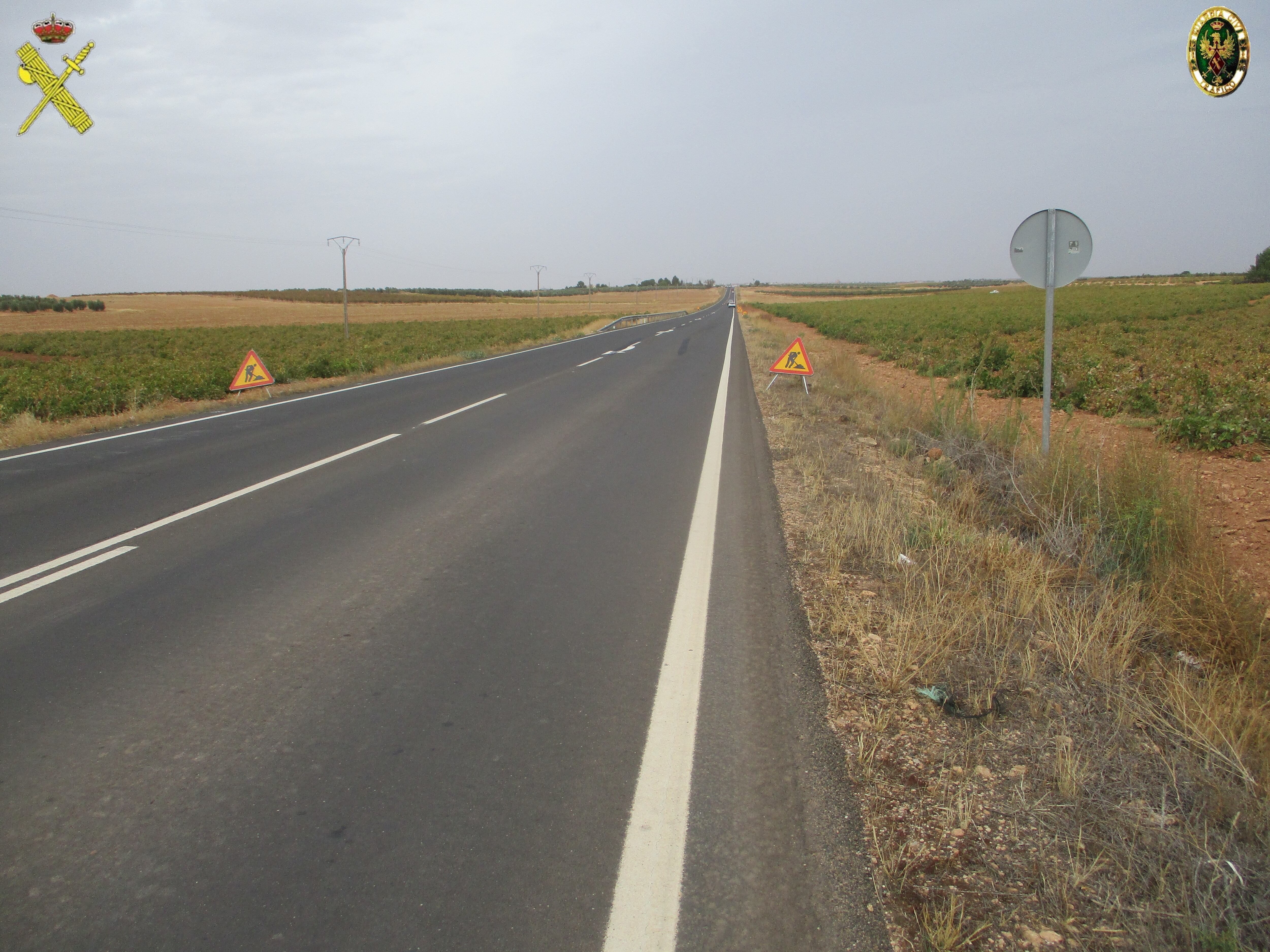 Imagen de la carretera en donde se produjo el atropello