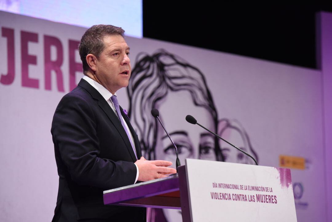 Emiliano García-Page, en el acto celebrado este lunes en Cuenca