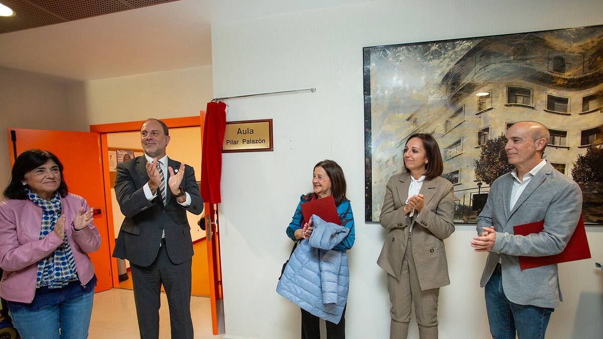 Pilar Palazón ya tiene su aula en la Antigua Escuela de Magisterio de Jaén