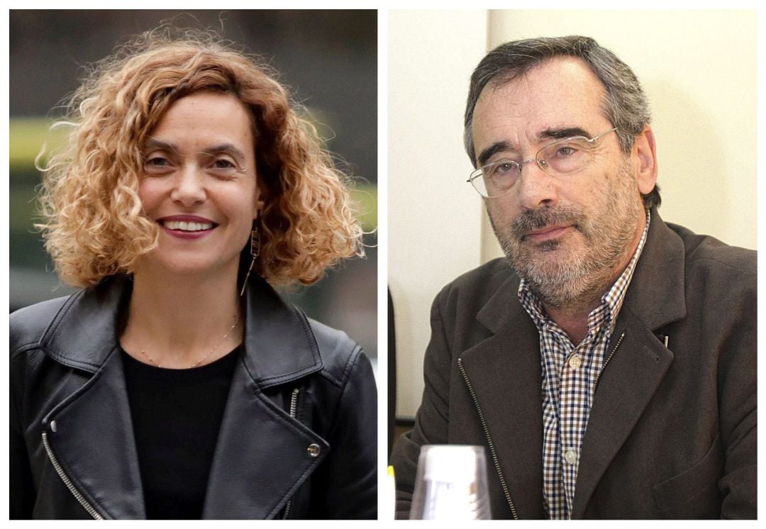 Meritxell Batet (izquierda) y Manuel Cruz (derecha), las propuestas del PSOE para presidir el Congreso y el Senado, respectivamente