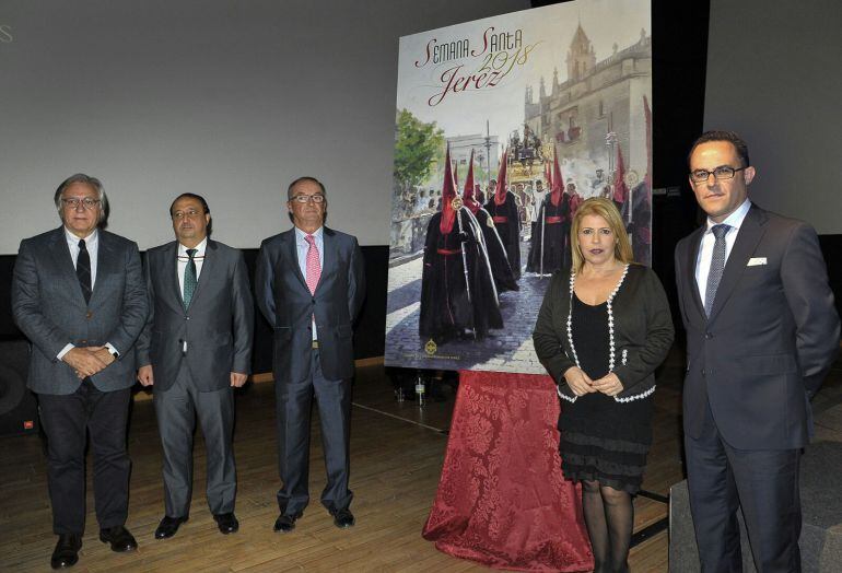 Imagen de la presentación del cartel de la Semana Santa de Jerez 2018