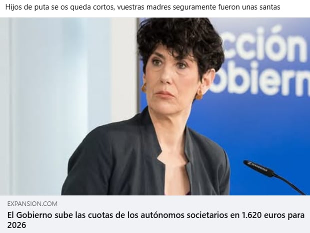 Imagen de las redes sociales de Cristian Cuerda, teniente de alcalde de Robledo