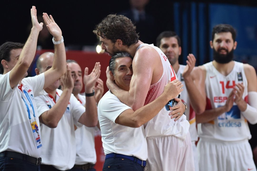 Scariolo y Pau Gasol