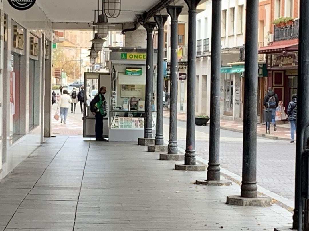 La adecuación de los soportales servirá para promover la acción comercial de Medina del Campo