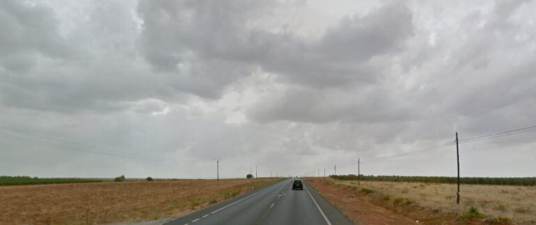 Imagen de la carretera dónde ha ocurrido el accidente