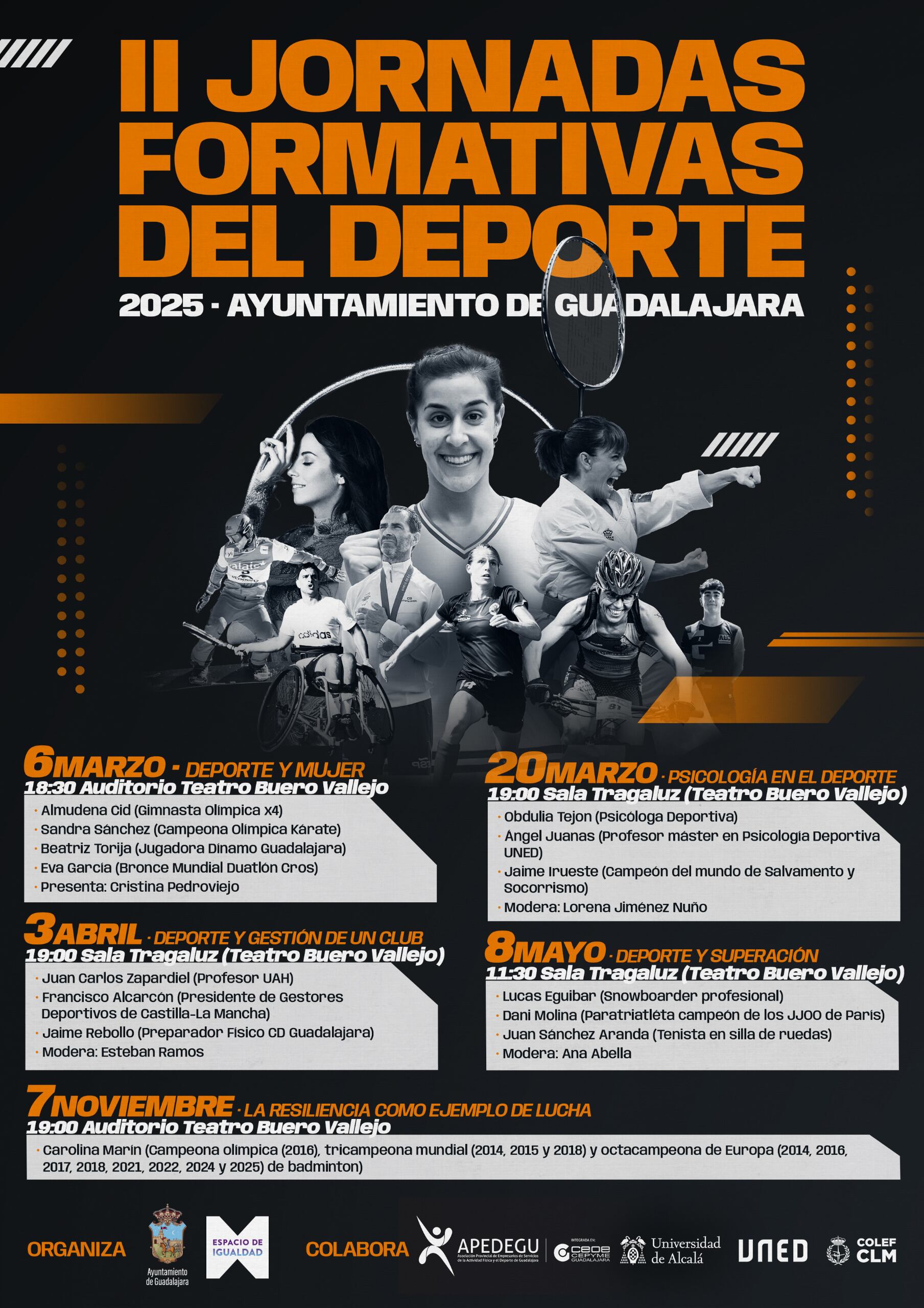 Cartel II Jornadas Formativas Deporte