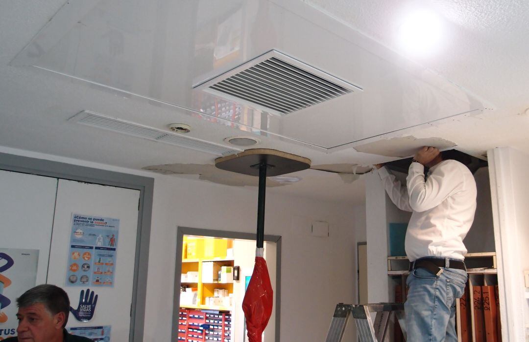 Reparación de la avería en el Hospital Santa Bárbara