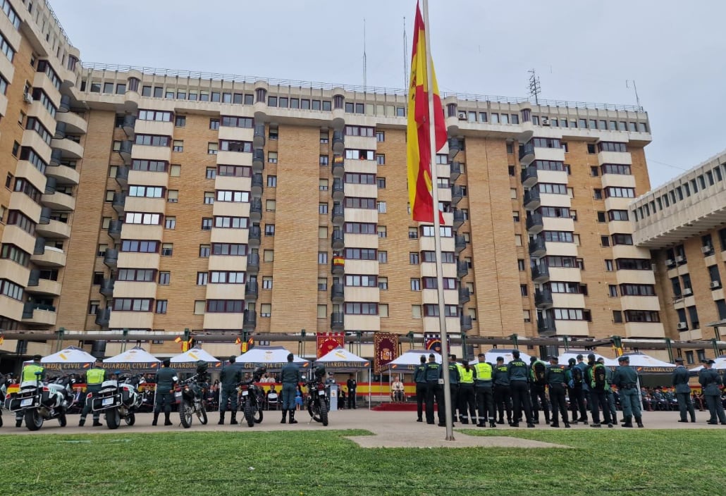Acto de la Guardia Civil en Huesca del pasado año