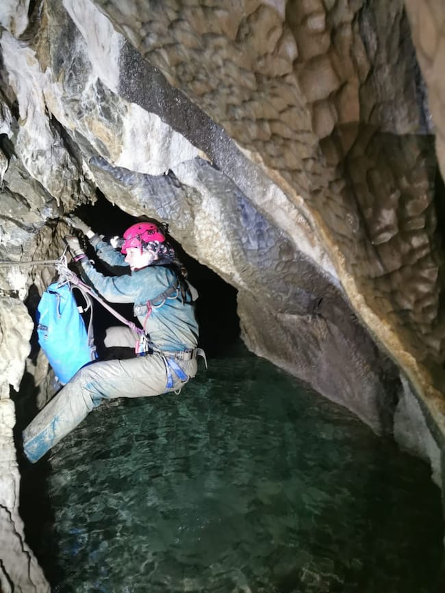 Sergio, en la cueva
