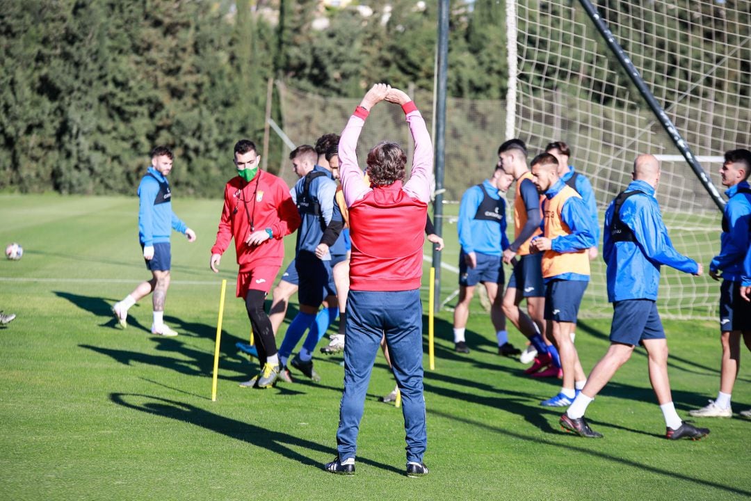 Entrenamiento del Xerez CD en Montecastillo