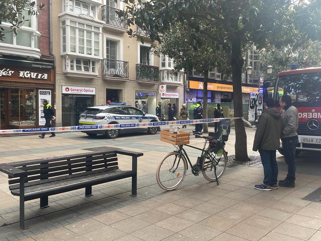 Intoxicación por monóxido de carbono en una obra en la calle Dato de Vitoria