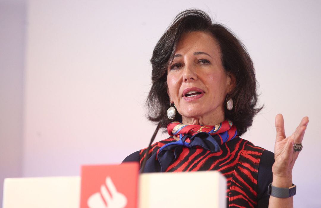 La presidenta del Banco Santander, Ana Botín.