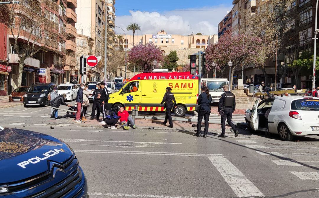 Imagen de la atención sanitaria tras el suceso