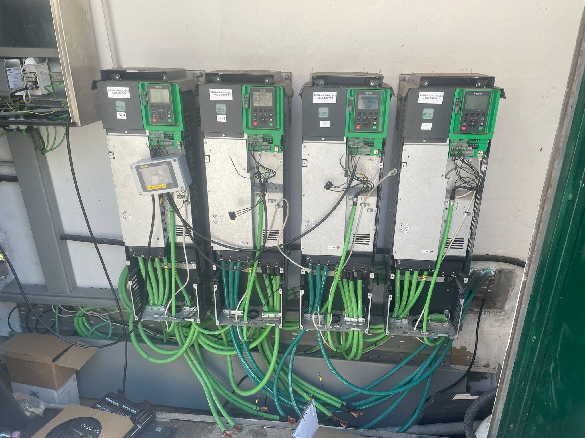 La estación vuelve a funcionar