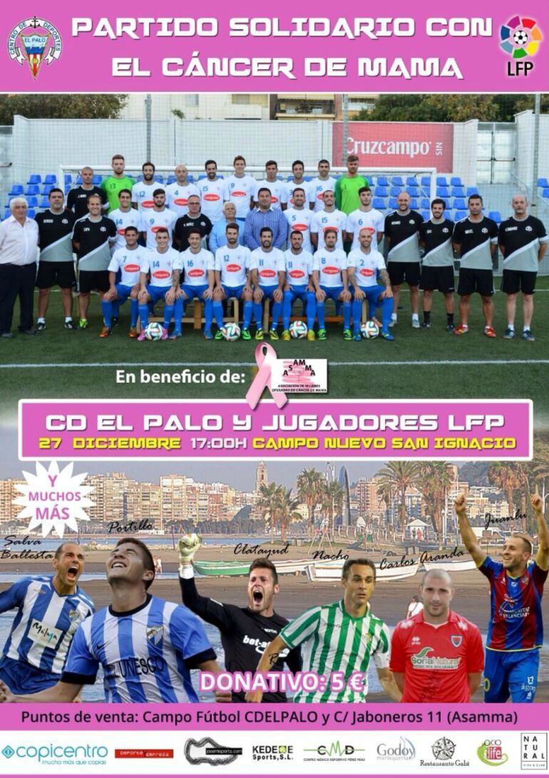 El Palo y jugadores de la LFP