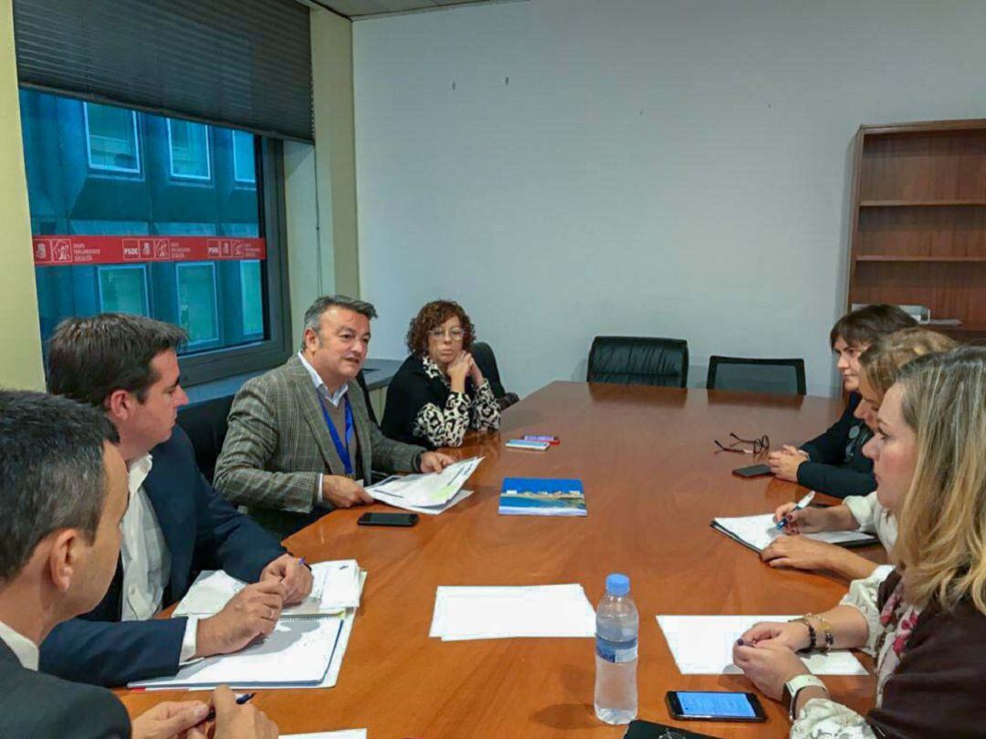 Reunion grupo socialista en el Congreso.