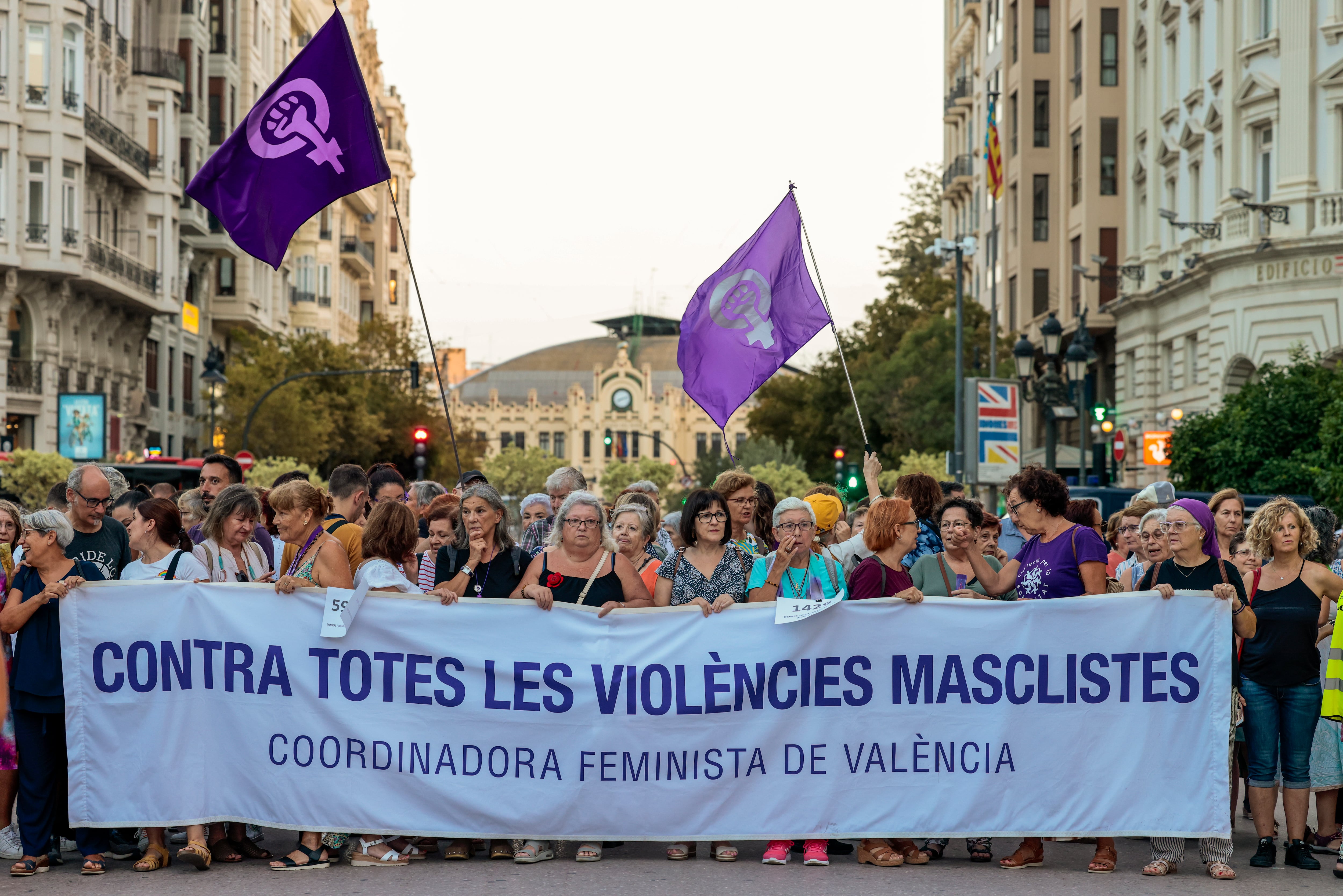 Manifestación contra las violencias machistas. EFE/ Ana Escobar