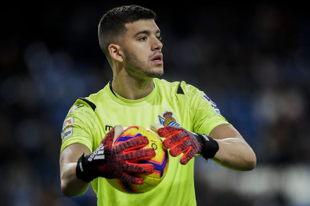 Rulli, durante el partido contra el Real Madrid. 