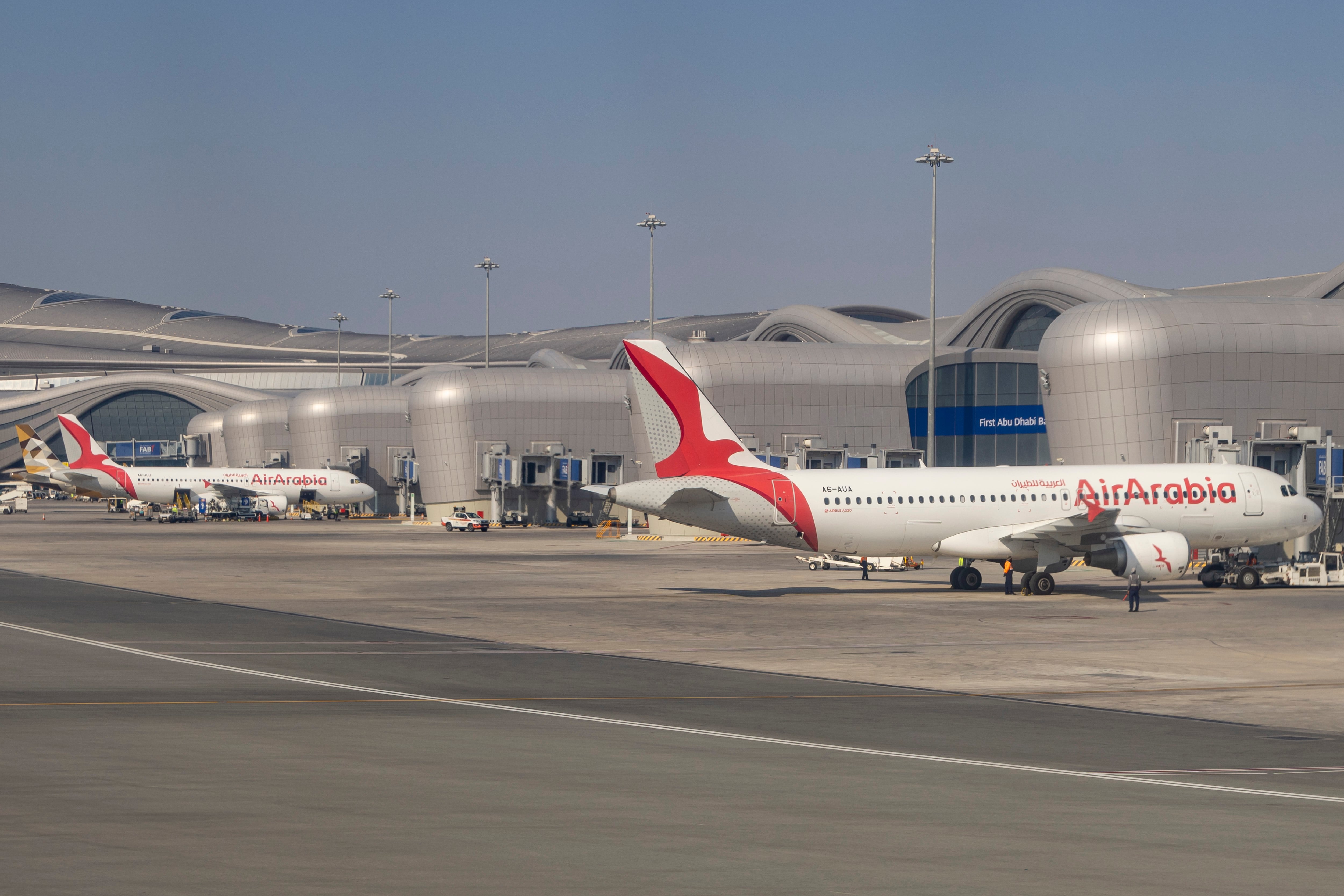 Aeropuerto Internacional Zayed de Abu Dabi (Photo by Nicolas Economou/NurPhoto via Getty Images)