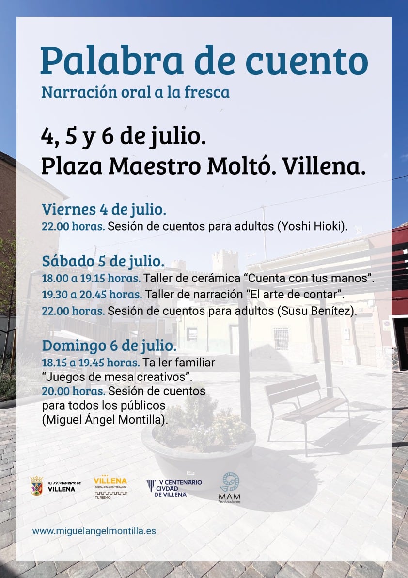 Cartel de la actividad