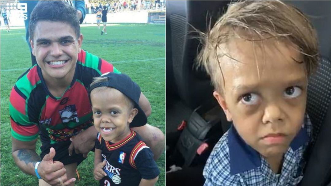 Quaden Bayles, junto a The Indigenous All Stars