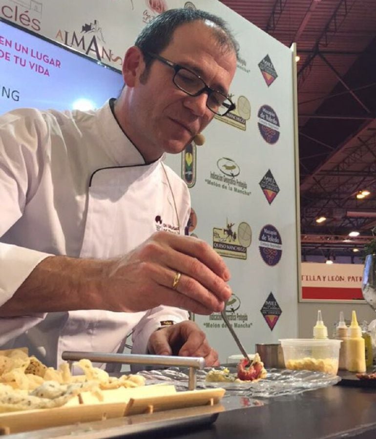 Enirque Pérez durante una demostración en Fitur.