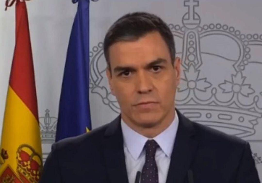 El presidente del Gobierno, Pedro Sánchez