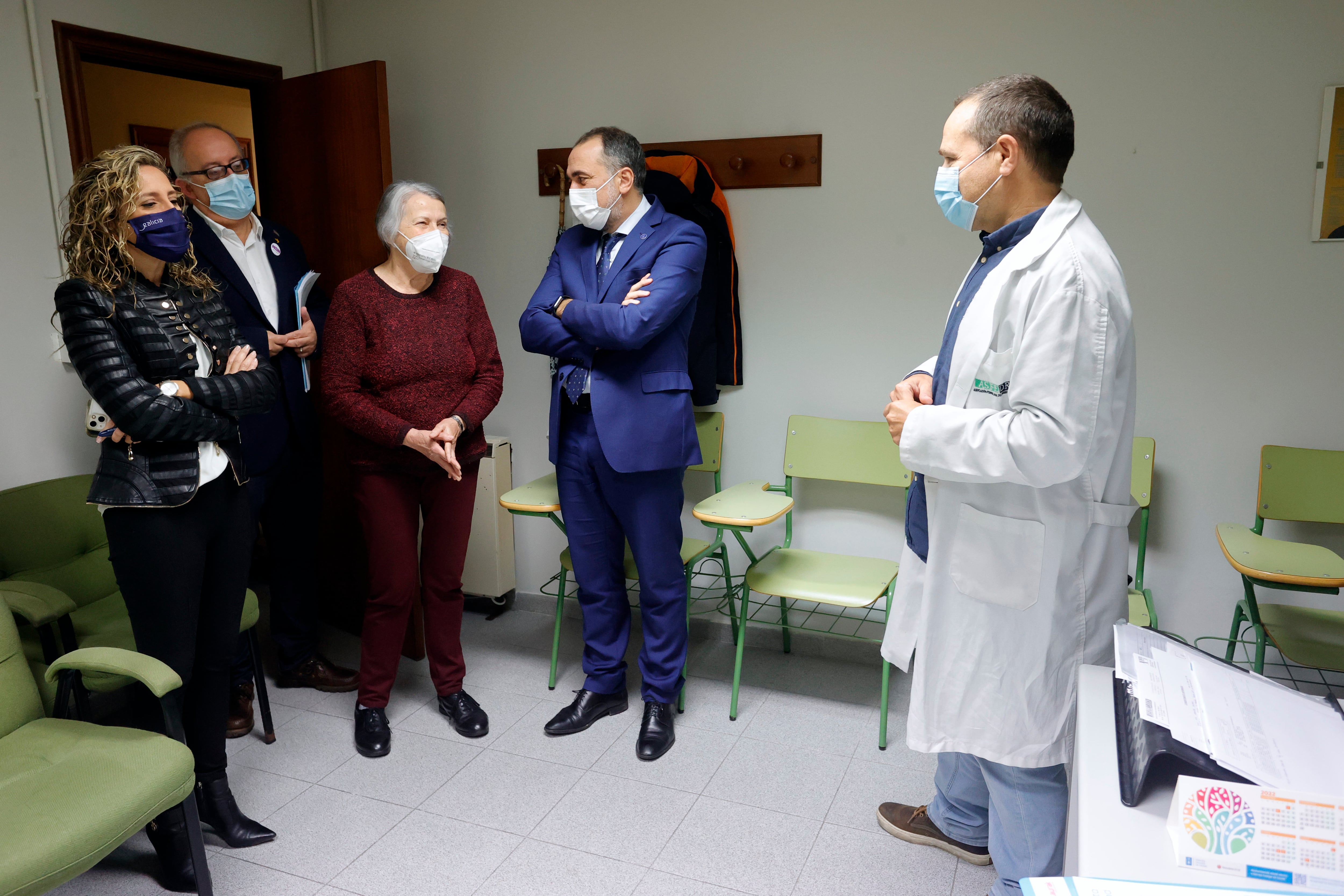 García Comesaña, en su visita a Asfedro