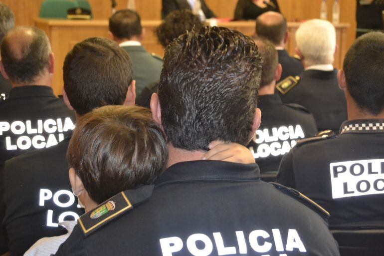 Agentes de la Policía Local de Pinos Puente(Granada)