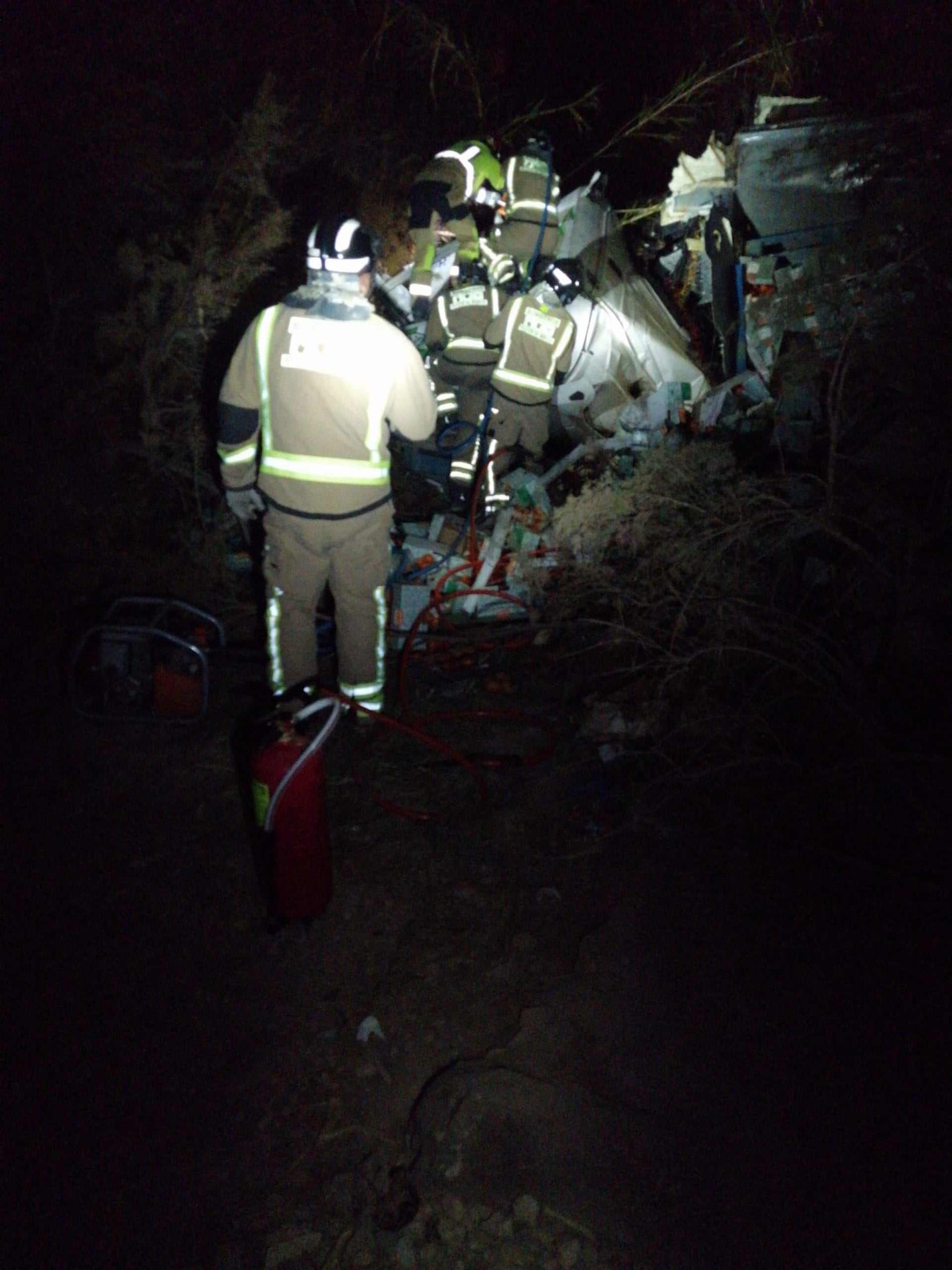 Centro de Coordinación de Emergencias de Murcia asiste un accidente de tráfico en Lorca