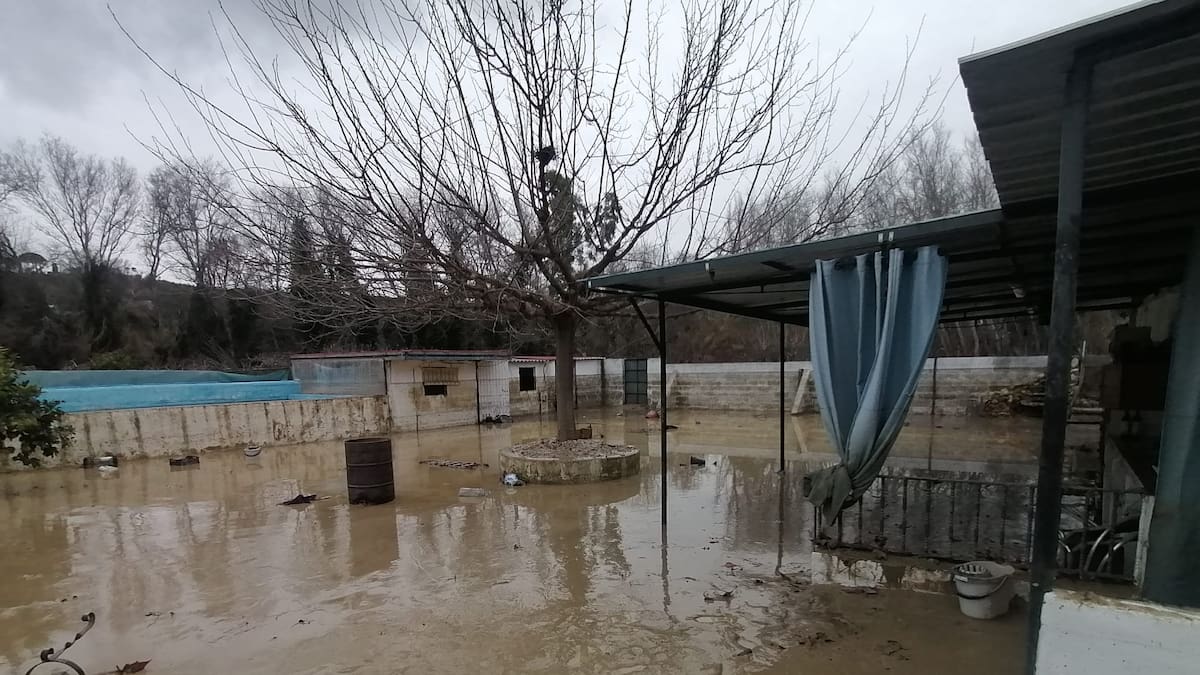 Varias viviendas de Puente de la Sierra siguen desalojadas a la espera de las próximas horas